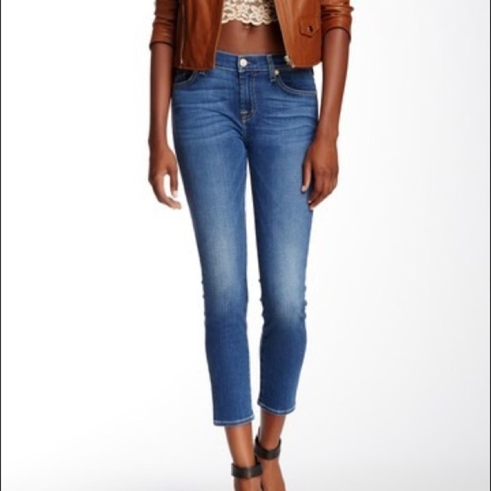 7 For All Mankind Cropped Gwenevere Jeans